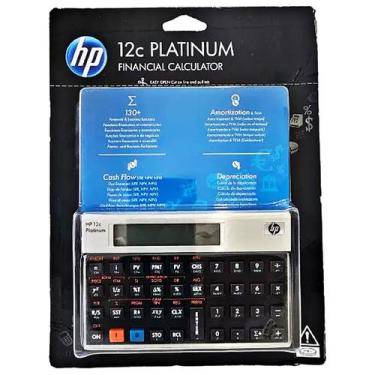 Imagem de Calculadora Financeira 130 Funções Hp 12C Com Case Platinum