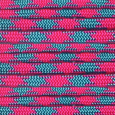 Imagem de Paracord Planet 550 cores sortidas de paracord em comprimentos de 50 e 100 pés feita nos EUA (algodão doce, 30 metros)