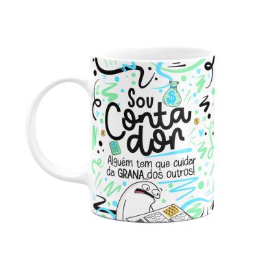 Imagem de Caneca Flork Profissões - Sou Contador - Branca
