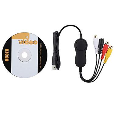 Imagem de Adaptador de cartão de captura, USB 2.0 2,76 x 1,38 x 0,79 polegadas, leve, portátil para Mac