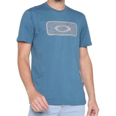 Imagem de Camiseta Oakley Logo Graphic Masculina Azul