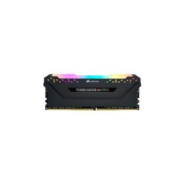Imagem de Memória RAM Corsair Vengeance RGB Pro, 8GB, 3200MHz, DDR4, CL16, Preta - CMW8GX4M1E3200C16