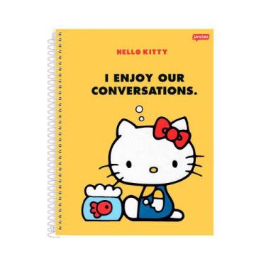 Imagem de Caderno Colegial 10X1 160 Fls C.D. Jandaia - Hello Kitty 4