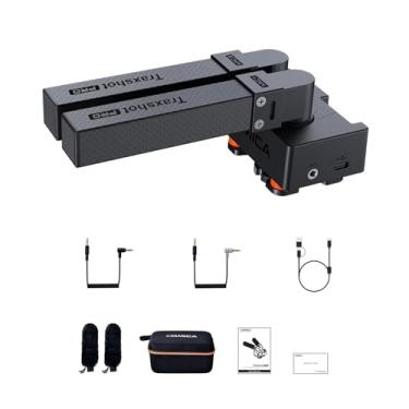 Imagem de Comica Traxshot PRO Super Cardioide Transformável All-in-One Shotgun Externo Microfone para Canon Nikon Sony Câmera Telefone Tablet Computador PC Gravação de Vídeo Entrevista de Voz YouTube Transmissã