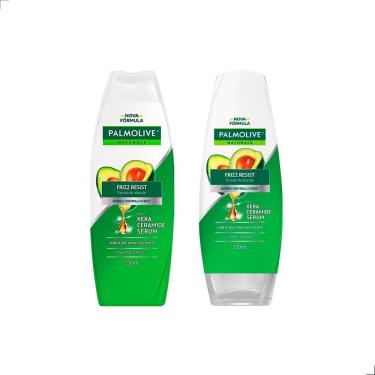Imagem de Shampoo + Condicionador Palmolive Naturals AntiArmado Hidratação Natural com Extrato de Abacate Anti Frizz Sem Sal 325ml