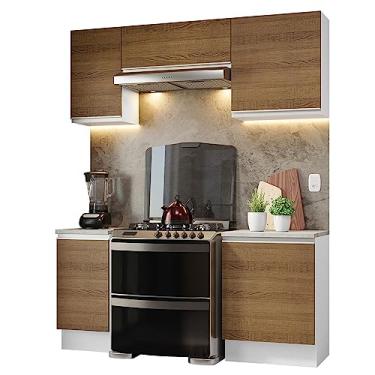 Imagem de Armário de Cozinha Compacta 180cm Branco/rustic Glamy Madesa 12