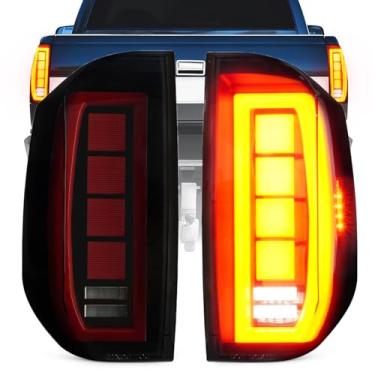 Imagem de Luz traseira de LED para Toyota Tundra 2014-2021, substituição do conjunto da lanterna traseira esquerda + par direito, lente fumê