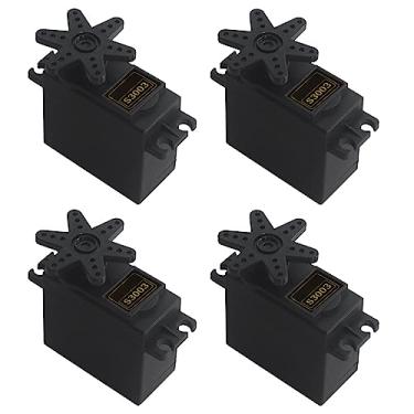 Imagem de RGBZONE 4 pçs S3003 servo motor padrão RC servo alta velocidade para carro inteligente robô barco helicóptero RC