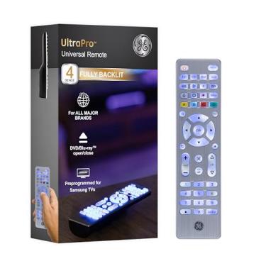 Imagem de GE Botões retroiluminados, controle remoto universal, substituição de controle remoto Samsung TV, controle remoto Samsung para Smart TV, substituição remota Roku, Vizio, LG TV, Sony, Apple TV, 4
