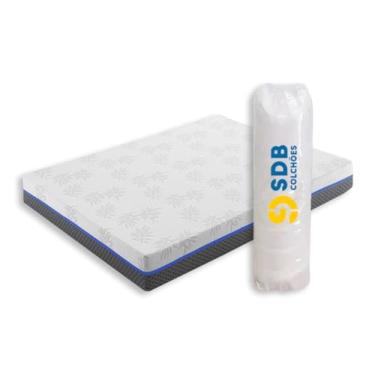 Imagem de Colchão Queen De Molas Ensacadas 158x198x20cm D33 SDB Colchões (Azul)
