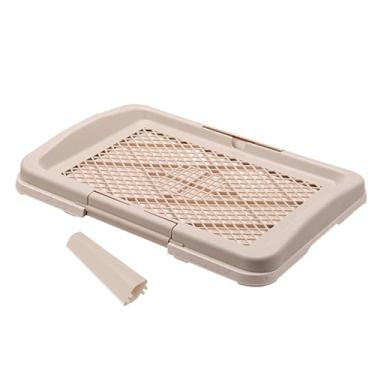 Imagem de Generic Grades de malha para mictório para banheiro de cachorro, lavável com coluna urinária, bandeja para penico para cães pequenos, médios e grandes, cáqui