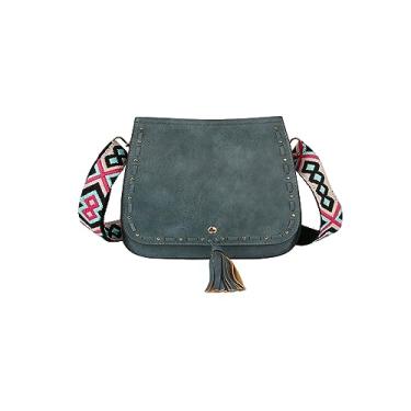 Imagem de Bolsa transversal com alça de guitarra Le Miel - Redefinindo a moda com couro PU premium para mulheres, Jeans