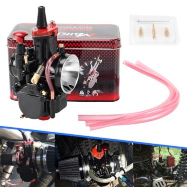 Imagem de CMIYETO PWK Carburador 30 mm PWK30 Racing Carb Jet Kit para motor 100cc-160cc Carburador de motocicleta de alto desempenho universal para motor 2T 4T para BT200X CT200U Dirt Bike Motocross Scooter ATV