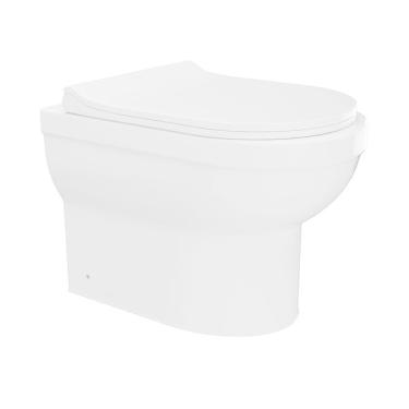Imagem de Vaso Sanitário Monobloco Produzido Em Cerâmica Com Acessórios