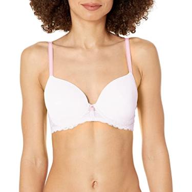 Imagem de Freya Sutiã feminino Offbeat Underwire Demi moldado com decote profundo, Branco, 38G
