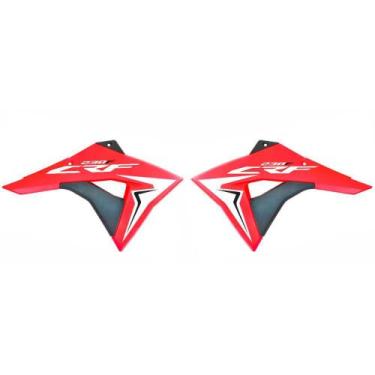 Imagem de Adesivo para Aletas Biker - 5inco CRF 230, Único, Preto/Vermelho