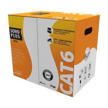 Imagem de Cabo Lan Sohoplus Cat6 24Awgx 305 Metros Cmx Branco 23400199 - Furukaw