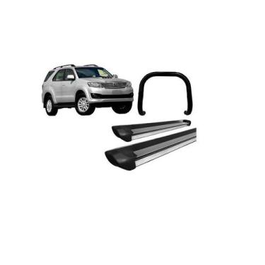 Imagem de Kit Estribo Perso quebra Mato S/ Barra Preto Sw4 Até 2015 - HOZZ