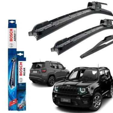 Imagem de Kit Palheta Limpador Parabrisa Dianteiro E Traseiro 2015 2016 2017 201