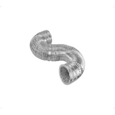 Imagem de Duto Flexível Aluminizado 6" - 161mm 10 Metros sem isolamento - Aludec