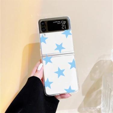 Imagem de Super Star Phone para Samsung Galaxy Z Flip 6 Case Transparent Stars Clear Hard Cover para Samsung ZFlip4 Z Flip5 4 Bag, Estilo 11, para Galaxy ZFlip 6