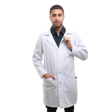 Imagem de Jaleco Avental Masculino Em Gabardine - Pronta Entrega - CARMONI, Bran