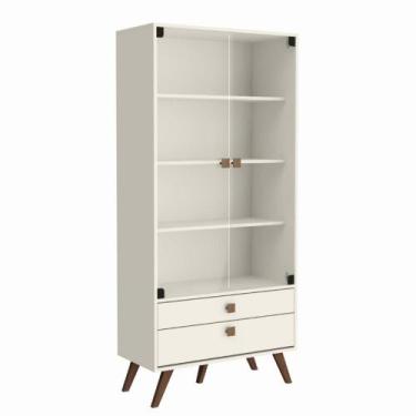 Imagem de Cristaleira 2 Portas 2 Gavetas RT3151 Movelbento, Off White