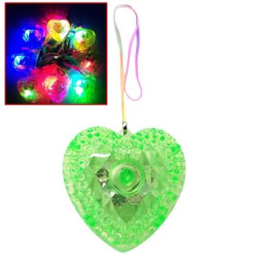 Imagem de Colar De LED Pisca Coração Para Festas Casamento Formatura Balada XM21