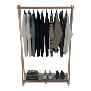 Imagem de Conjunto Sapateiras de Madeira Vertical Decorativas e Aparador Exposit