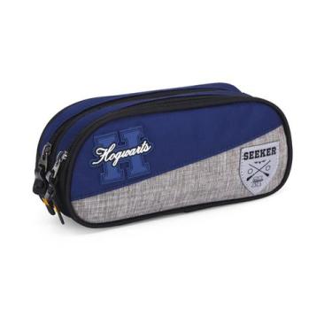 Imagem de Estojo Escolar Harry Potter Original Disney Penal Azul - Luxcel