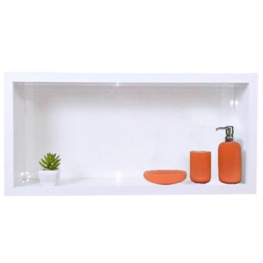 Imagem de Nicho Para Banheiro - Porcelanato Branco Polido 60x30x09 - PHZ