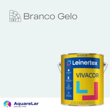 Imagem de Vivacor Acrílica Leinertex Fosco 3,6L, BRANCO GELO, 3,6L