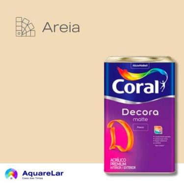 Imagem de Decora Matte Coral Fosco 16L, AREIA
