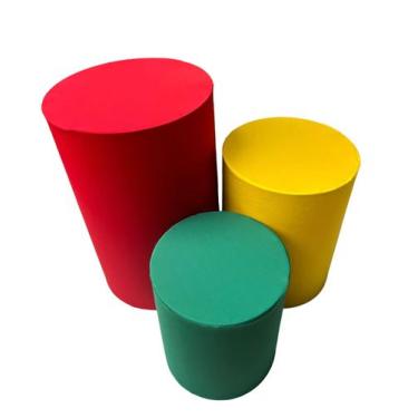 Imagem de Trio de Capas de Cilindro Decoração de Festas PATATI PATATÁ MAGALI - D