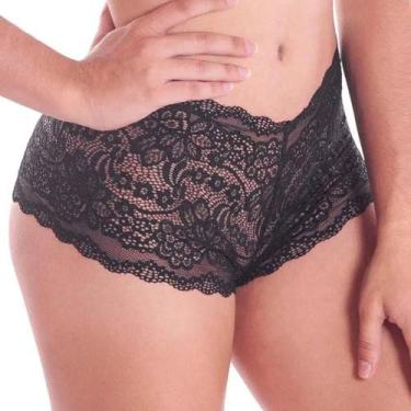 Imagem de Caleçon Rendado Liebe 501602, Preto, G