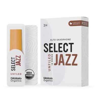 Imagem de Palheta Sax Alto 2H (10 Peças) DAddario Organic Select Jazz - DD WOODW
