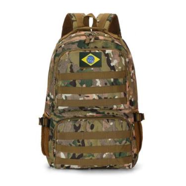 Imagem de Mochila Tática 50l Reforçada Impermeável - Unistar, Tradicional camufl