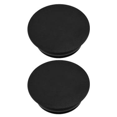 Imagem de SING F LTD 2 peças capa contra poeira de pedaleira com anel de borracha capa de cambota de montanha tampa de eixo central de liga de alumínio acessórios de bicicleta orifício de montagem 22-25mm preto