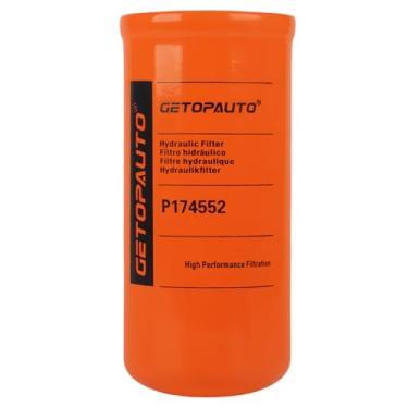 Imagem de Filtro de óleo hidráulico 89842392 P174552 AT314164 compatível com John Deere 240 250 280 317 320 325 328 332 CT322 CT332 New Holland LX465 LX485 LX565 LX665 LX865 BT8848-MPG 57404 Spin-on