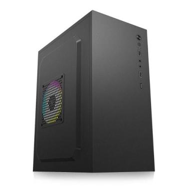 Imagem de Gabinete Office Desktop Para Placa Micro Atx Compacto - Hayom