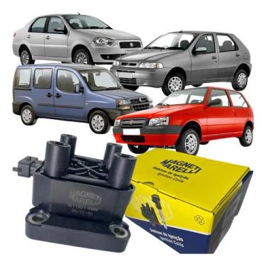 Imagem de Bobina Ignição Fiat Uno Palio Siena Doblo Weekend Fire Flex - MAGNETI 