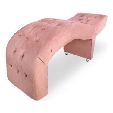 Imagem de Maca Estética Estofado Salão Clínica Capitonê Isabela Rosê - Tatite De