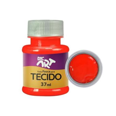 Imagem de Tinta fosca para tecido 37ml - DAC, Vermelho Vivo