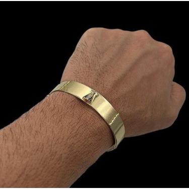 Imagem de BRACELETE 13mm NOSSA SENHORA BANHADO A OURO - ToJoia18k
