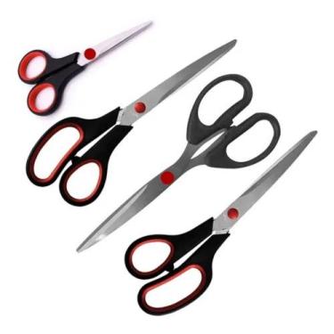 Imagem de Kit Tesouras Com 4 Unidades 5,5" A 8,5 Polegadas - SQ - SQ-PREMIUM