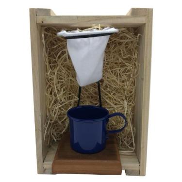 Imagem de Café Individual - AZUL - Demolição com engradado - Utensilios do Chef
