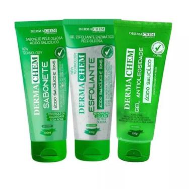 Imagem de Kit Skincare Tratamento  Facial Pele Oleosa e Acne com Ácido Salicílic