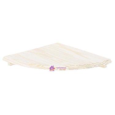 Imagem de Prateleira Canto 20cm x 20cm Tramontina em Madeira Pinus com Acabament