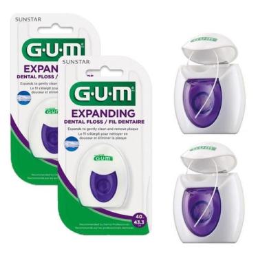 Imagem de FIO DENTAL EXPANDING FLOSS C/40 METROS GUM (2un)