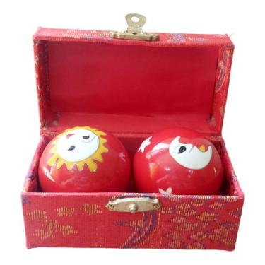 Imagem de Bolas Saúde Chinesa Esfera Baoding Sino Interno Terapêutica - ASA